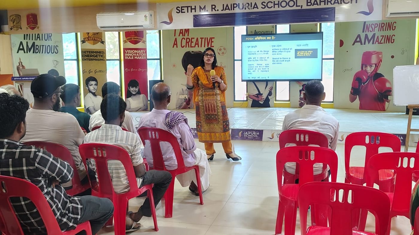 Staff session · Jaipuria School, Bahraich