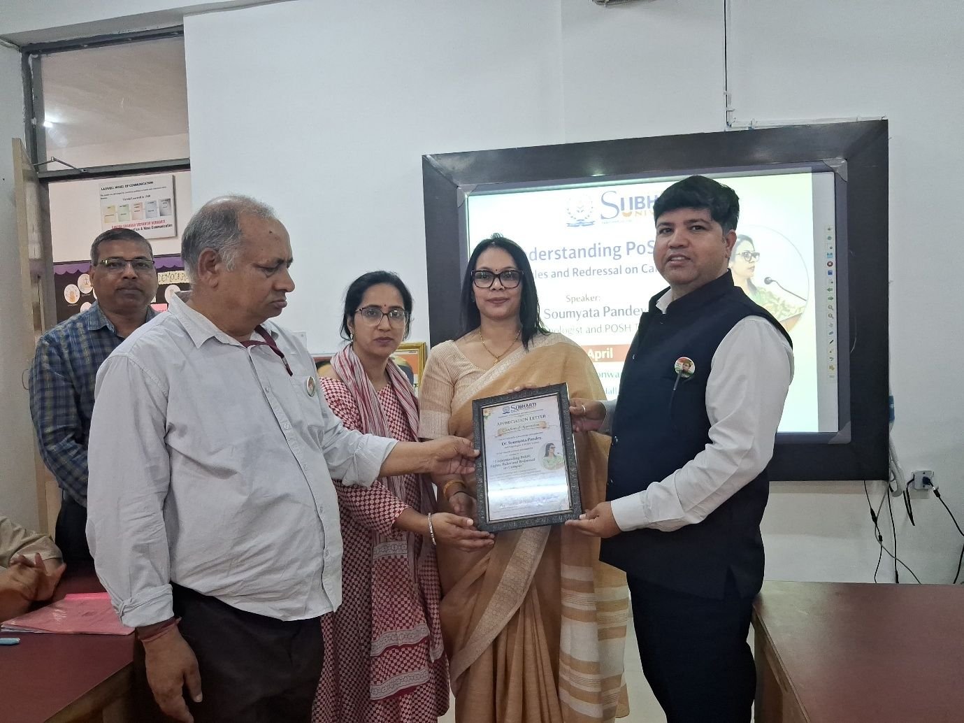 Felicitation · Subharti University, Meerut