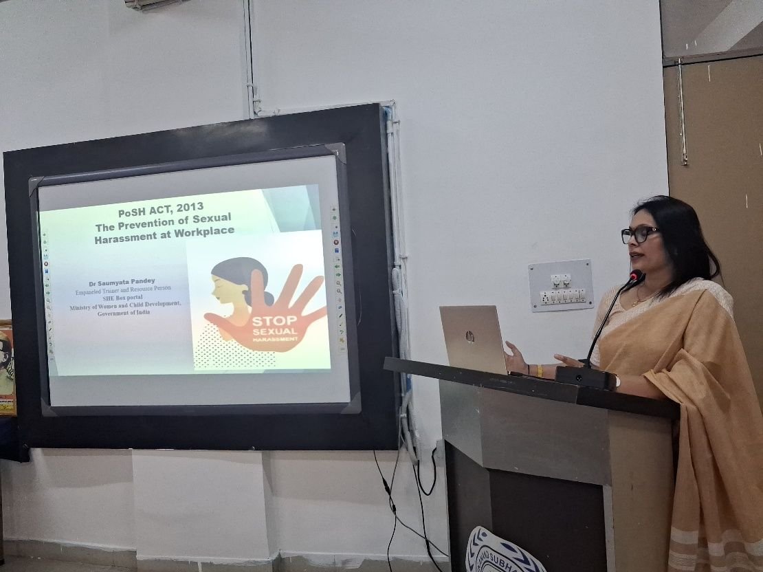 POSH session · Subharti University, Meerut
